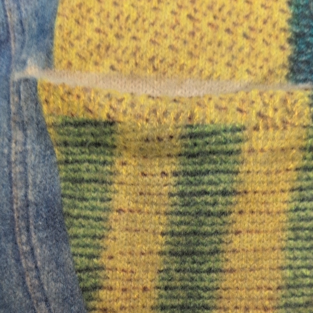 Floral Patchwork Cardigan Sweater - image 6